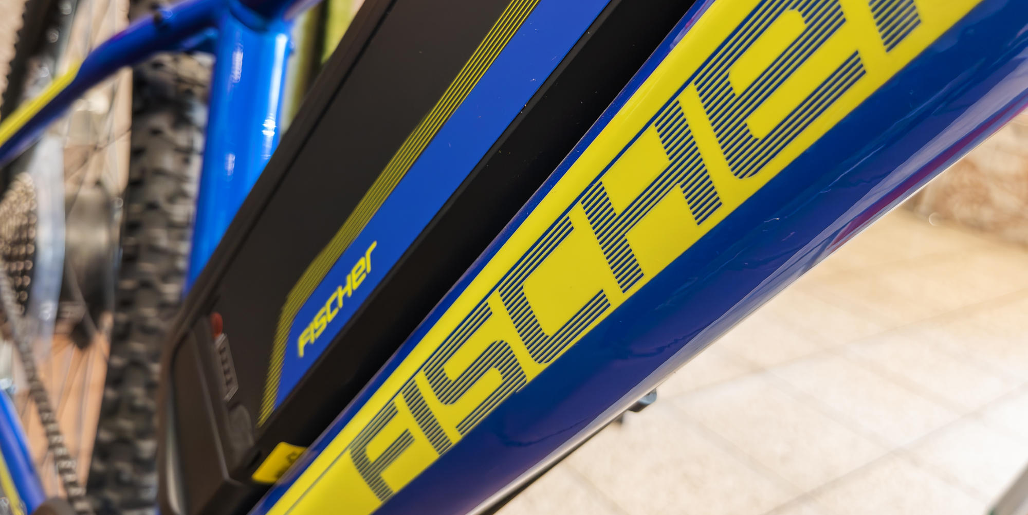 Fischer E-Bike Close-up.