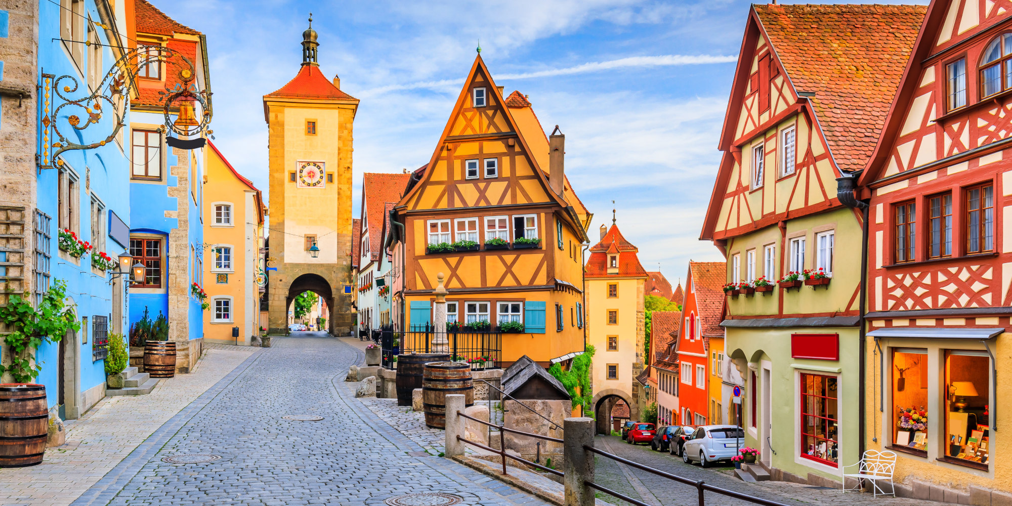 Altstadt der Stadt Rothenburg ob der Tauber