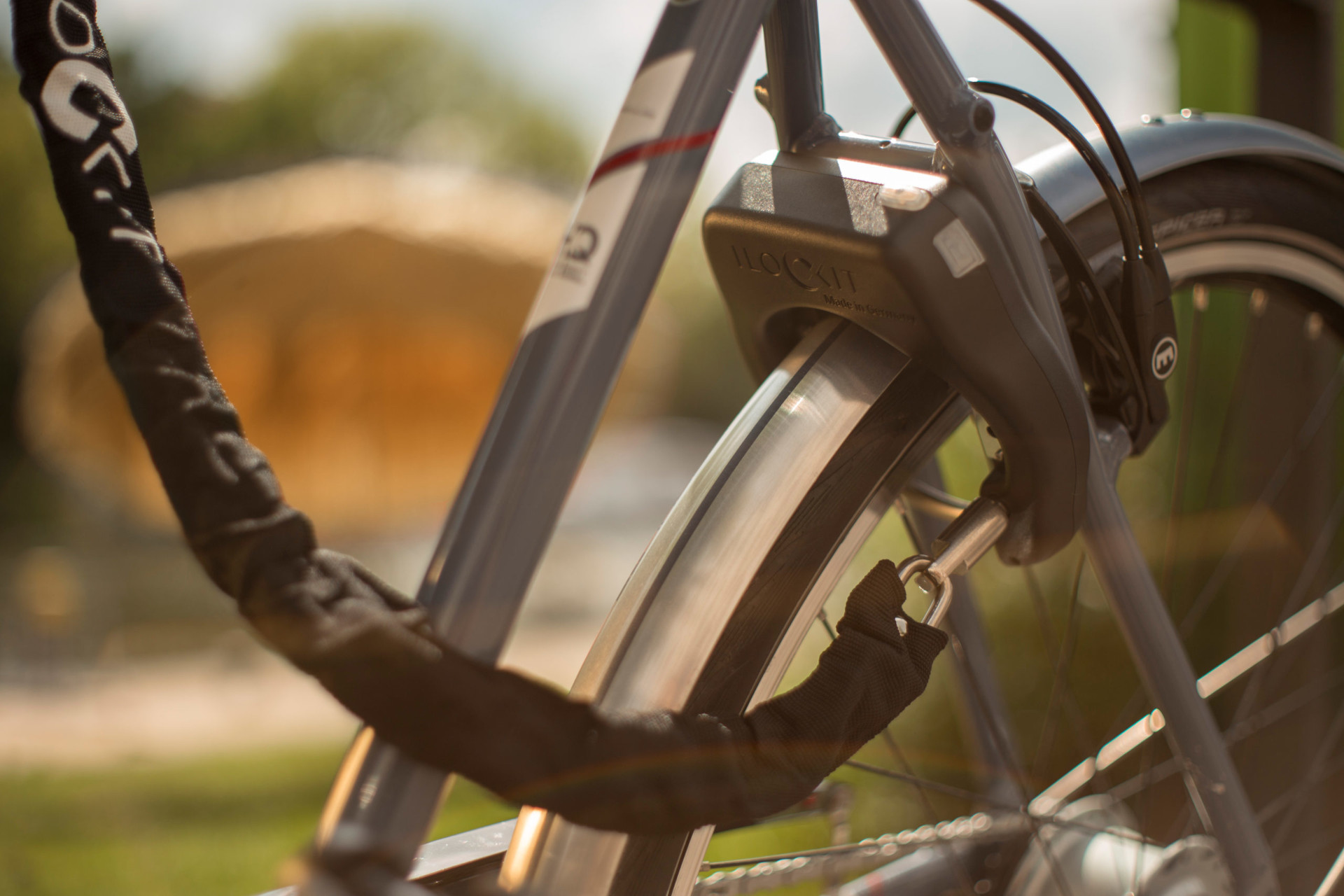 I LOCK IT Fahrradschloss mit inkludierter Einsteckkette