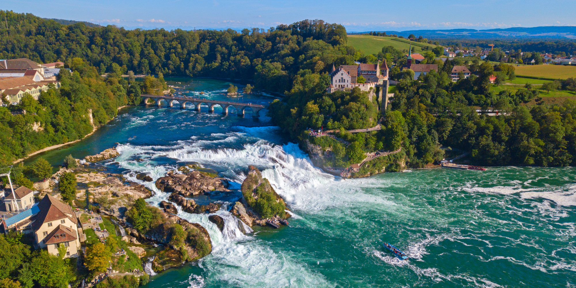 Der Rheinfall in Schaffhausen 