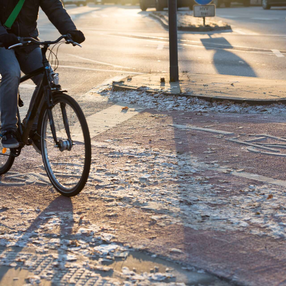 Fahrradfahren im Winter